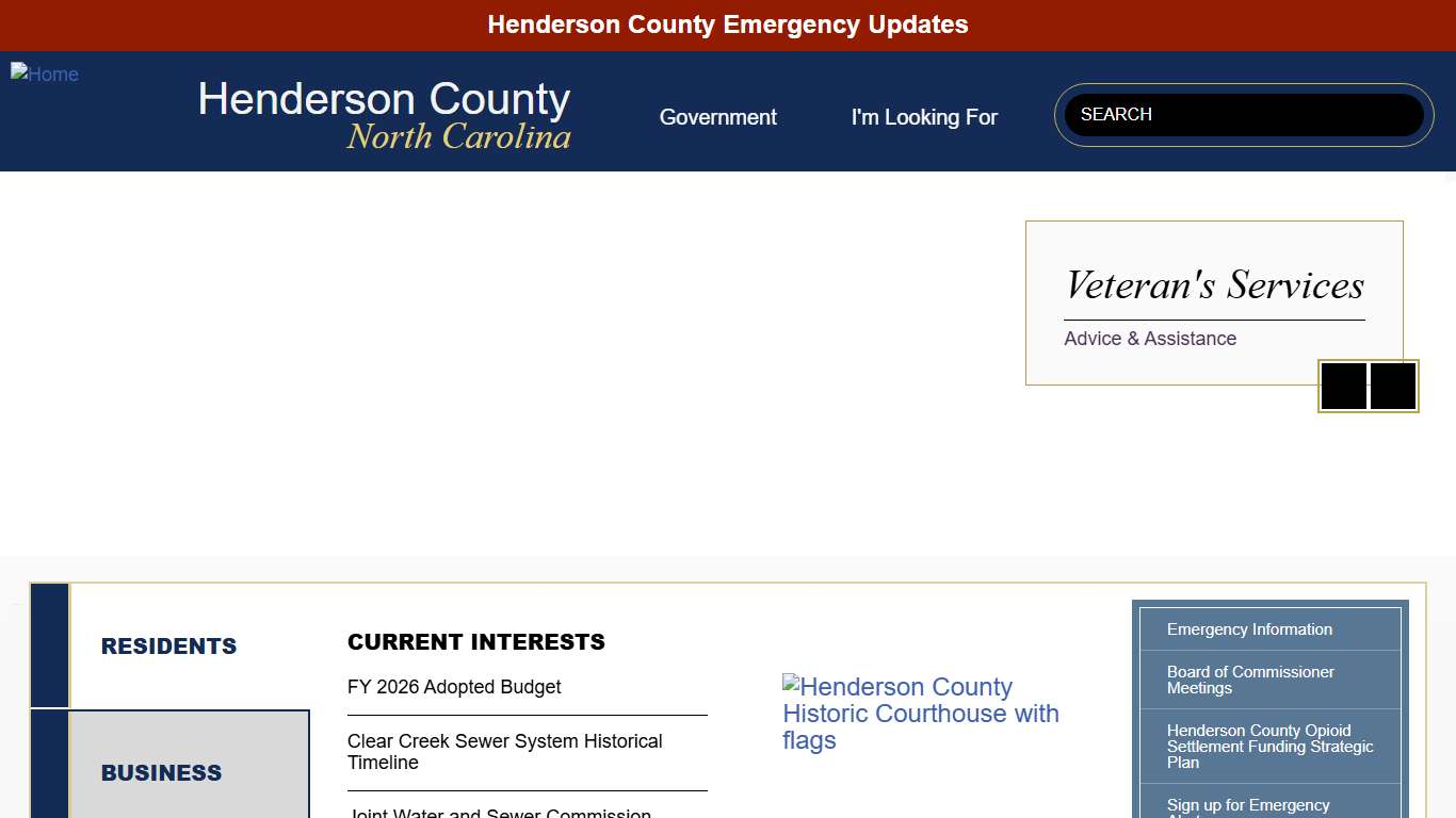 Home Page Henderson County North Carolina